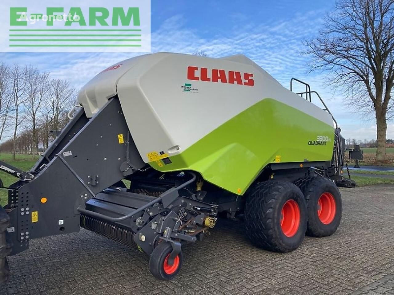 lis na hranaté balíky Claas quadrant 3300fc