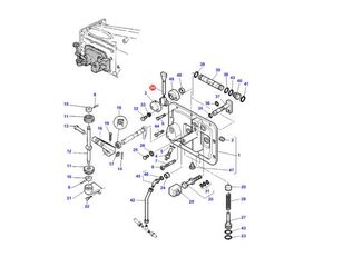 další elektrické součásti potentiomètre trappe inverseur électrohydraulique  3714252M2 pro kolového traktoru Massey Ferguson 6120 6130 6140 6150
