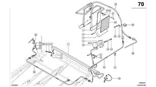 další elektrické součásti Elektryka, kontrola strat  0000150701 pro sklízecí mlátičku Claas Lexion 600 MODUŁ