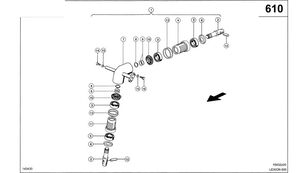 opravná sada Claas Lexion 600 ZESTAW KÓŁ STOŻK.  0007927230 (Górna przekładnia kąto 0007927230 pro sklízecí mlátičku Claas Lexion 600
